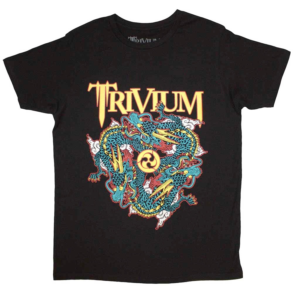 Trivium - Dragon Circle Pit Heren Tshirt - Zwart